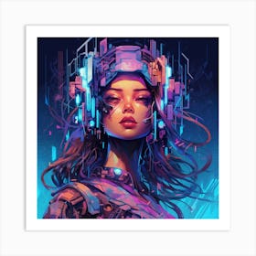 Cyberpunk Art Art Print