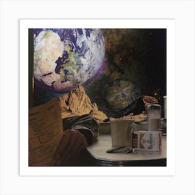 There's a Restaurant at the end of the Universe Art Print
