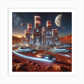 Space City 2 Art Print