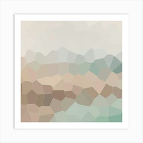 Abstract Geometric Background Art Print