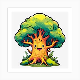 Happy Tree Art Print