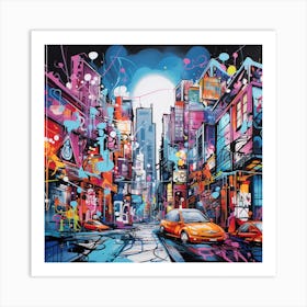 Cityscape 6 Art Print