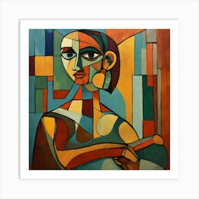 Paint Of Picasso Style (2) Art Print