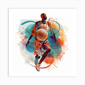 Basketball Player 4 Art Print