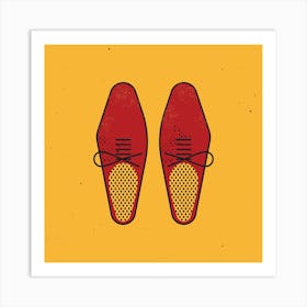 Red Shoes Art Print