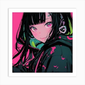 Anime Girl 11 Art Print