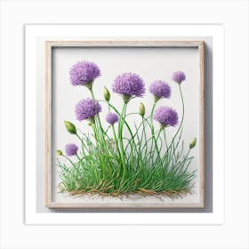 Chives 14 Art Print