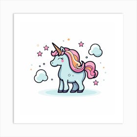 Unicorn 20 Art Print