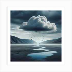 Rain Clouds In The Sky Art Print