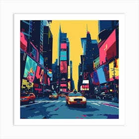 Times Square NY Art Print