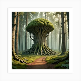 Tree In The Forest 7 Art Print