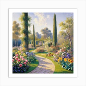 Garden Path 4 Art Print