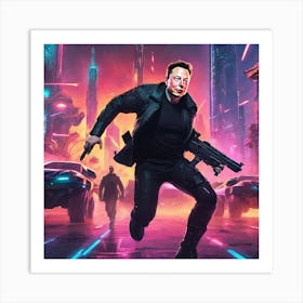 Elon Musk 5 Art Print