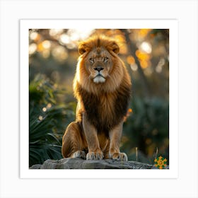 Majestic Lion Art Print