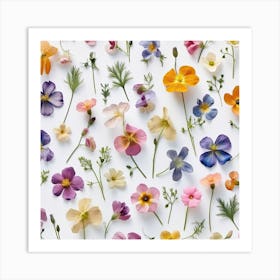 Dried Wild Flowers 0 Art Print