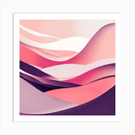 Abstract Abstract, minimalistic vector art 2 Art Print