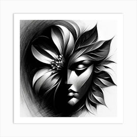 Black And White Painting Art Print