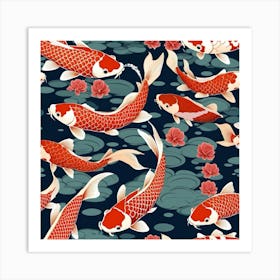 Koi Fish 11 Art Print