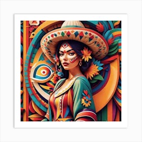 Mexican Girl 61 Art Print