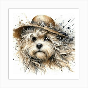 Hudson Terrier Art Print