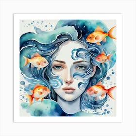 Mermaid Art Print