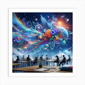 Psychedelic Art 7 Art Print