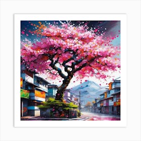 Cherry Blossom Tree 17 Art Print