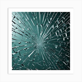 Shattered Glass 3 Art Print