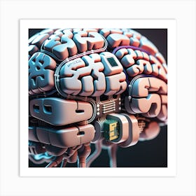 Artificial Brain 11 Art Print