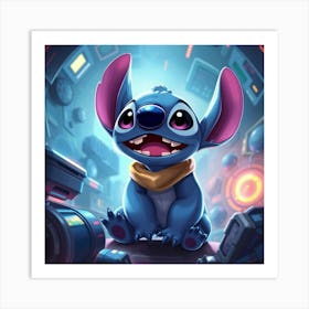 Stitch Art Print