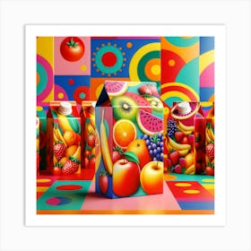 Fruit Juice Art Print