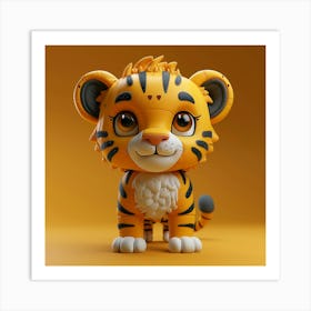 Tiger Cub 3 Art Print