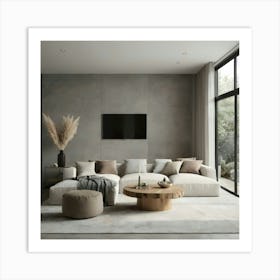 Modern Living Room 130 Art Print