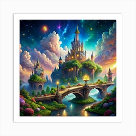 Disney Castle Art Print