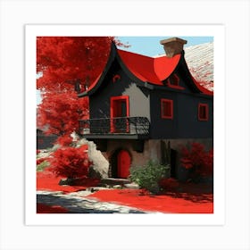 rancho de campo Art Print