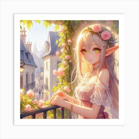 Elf Girl 2 Art Print