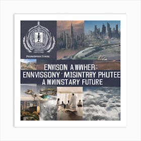 Envision A Future Where The Ministry For The Future Has Been Established As A Powerful And Influential Government Agency 2 Art Print