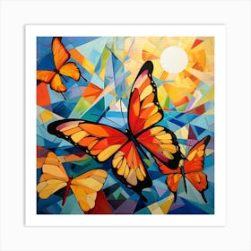 Butterflies In The Sun Art Print