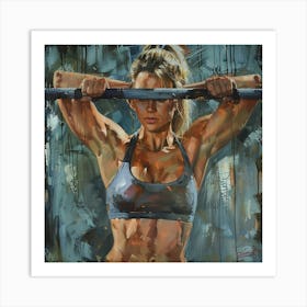 Bodybuilder Art Print