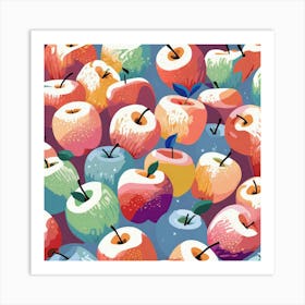 Apple Print Art Print