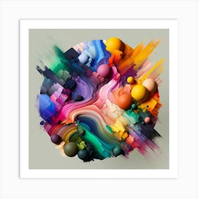 Abstract Painting 7 Art Print