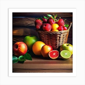 Fruit Basket 5 Art Print