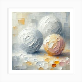 Three Spheres Art Print