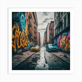 Graffiti Street Art 2 Art Print