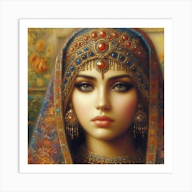 Baghdad lady Art Print