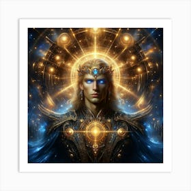 King Of The Gods Art Print