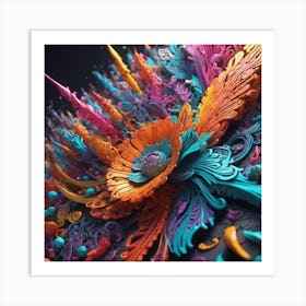 Abstract 3d Art 1 Art Print