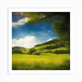 Landscape Hd Wallpaper Art Print