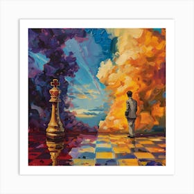 Chess Piece Art Print