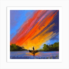 Fisherman Art Print